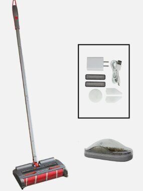 Voom Deluxe Cordless Power Sweeper with Mini Sweeper-NEW-V88973